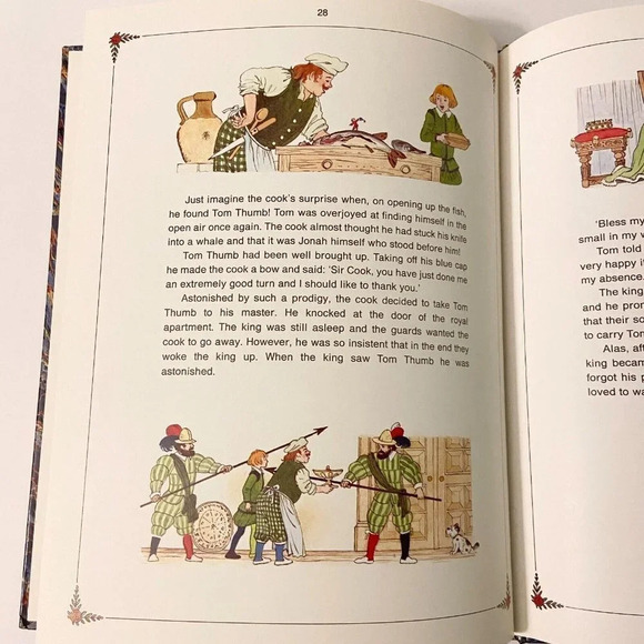 Vintage 1984 The Adventures of Tom  Thumb by Helene Fatou Octopus Book - Picture 9 of 10